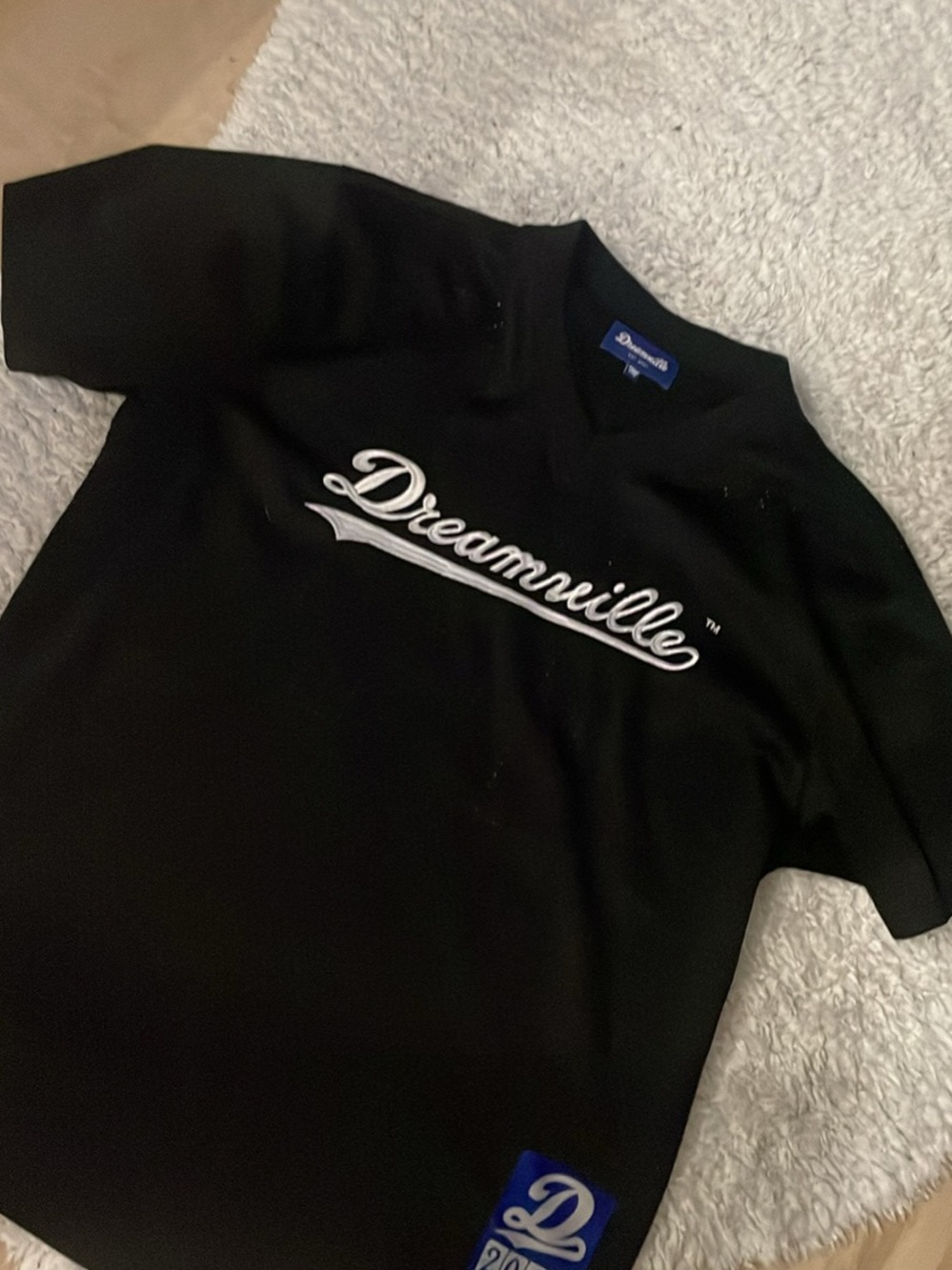 Kids Black Logo Tee